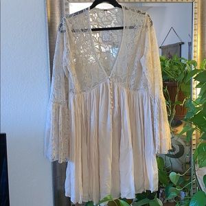 Free People Lace Blouse